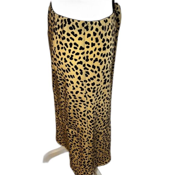 Sanctuary Leopard Print Flow Midi A Line Skirt Womens Designer - Picture 3 of 5